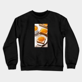 Orange Kawaii Yummy Sandwich Vintage Since Established Crewneck Sweatshirt